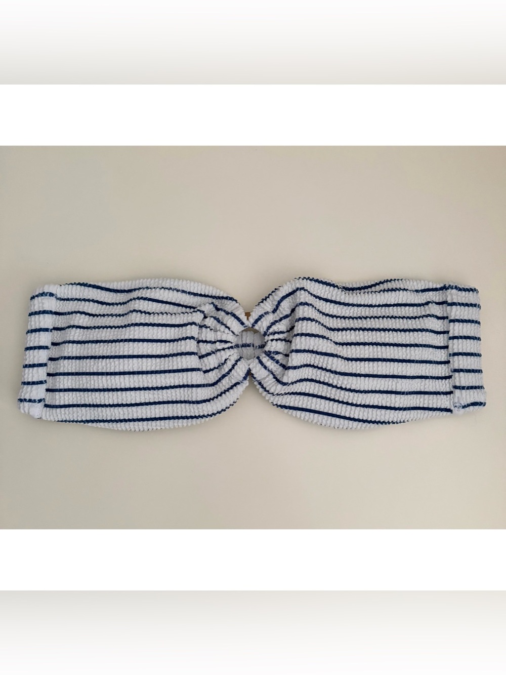 J. Crew bandeau scrunchie bikini top